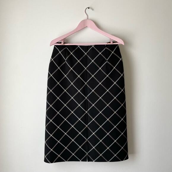 Rag & Bone Windowpane Print Skirt Size 6 - Picture 2 of 8